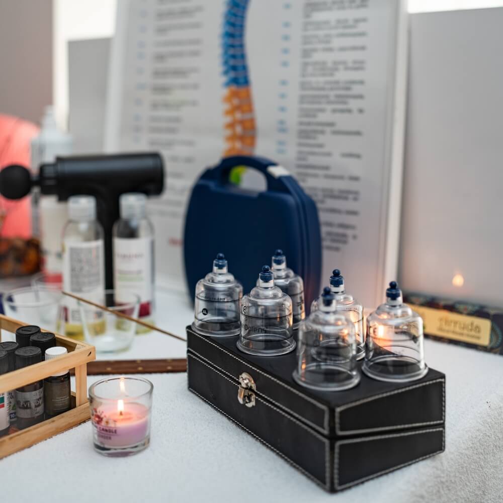 Masszázs köpöllyel